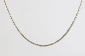 25" Tiffany & Co. 925 Silver Snake Chain Necklace (16.97g.)