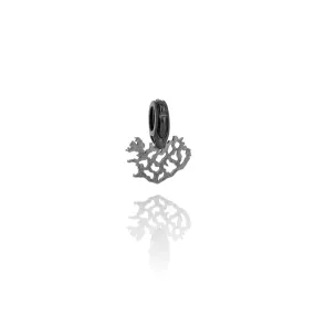 FILIA OXIDIZED SILVER ISLAND CHARM