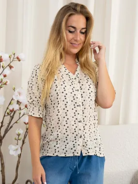 Ofelia Lou shirt beige